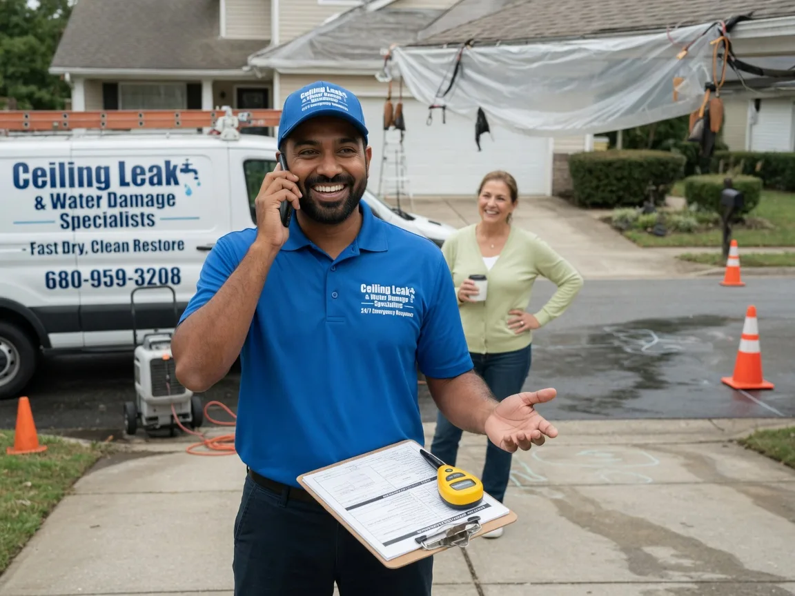 Ceiling Leak Cleanup Oak Hill, NY FAQs